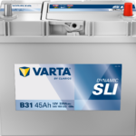 Akkumulátor Varta SLI 545155 12V 45Ah 330A jobb+ 238*129*227 vékony saru