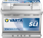 Akkumulátor Varta SLI 556400 12V 56Ah 480A jobb+ 242*175*190