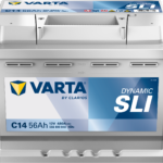 Akkumulátor Varta SLI 556400 12V 56Ah 480A jobb+ 242*175*190