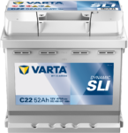Akkumulátor Varta SLI 552400 12V 52Ah 470A jobb+ 207*175*190