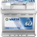 Akkumulátor Varta SLI 552400 12V 52Ah 470A jobb+ 207*175*190