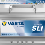 Akkumulátor Varta SLI 560409 12V 60Ah 540A jobb+ 242*175*175 alacsony