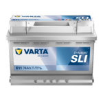 Akkumulátor Varta SLI 574012 12V 74Ah 680A jobb+ 278*175*190