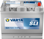 Akkumulátor Varta SLI 570412 12V 70Ah 630A jobb+ 261*175*220 japán