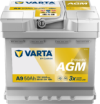 Akkumulátor VARTA AGM 550901 12V 50Ah 540A jobb+ 207*175*190