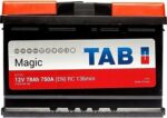 Akkumulátor TAB  57549 12V  78Ah 750A +jobb 278*175*190