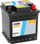 Akkumulátor Exide EB440 12V 44Ah 400A  175*175*190 jobb+ PUNTO
