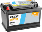 Akkumulátor Exide EB741 12V 74Ah 680A bal+ 278*175*190