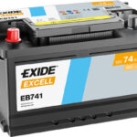 Akkumulátor Exide EB741 12V 74Ah 680A bal+ 278*175*190