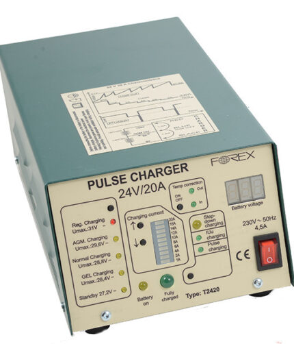 Töltő Forex Aut.24V 20A