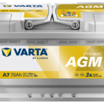 Akkumulátor Varta Start Stop AGM 570901 12V 70Ah 760A jobb+ 278*175*190