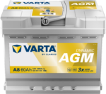Akkumulátor Varta Start Stop AGM 560901 12V 60Ah 680A jobb+ 242*175*190