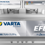 Akkumulátor Varta Start Stop EFB 575500 12V 75Ah 730A jobb+ 315*175*175