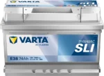 Akkumulátor Varta SLI 574402 12V 74Ah 750A jobb+ 278*175*175