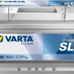 Akkumulátor Varta SLI 574402 12V 74Ah 750A jobb+ 278*175*175