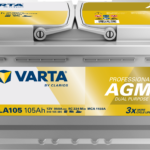 Akkumulátor Varta Professional DC meghajtó 840105095 12V 105Ah Dual Purpose AGM 105/95 Ah +jobb 393*175*190