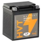mkp.akkumulátor HVT AGM 12V 30Ah 430A jobb+166*130*175