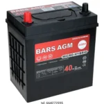 Akkumlátor Bars Start-Stop AGM 12V 40Ah 400A bal+ japán196*126*223