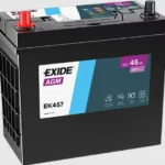 Akkumulátor EXIDE Start Stop  AGM EK457 12V 45Ah 350A bal+ 237*127*227